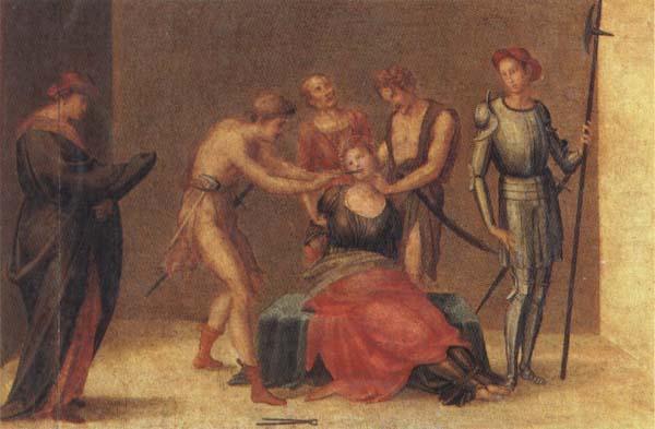 The Martyrdom of St.Apollonia, Francesco Granacci